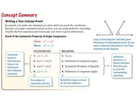 Geometry Proving Statements About Segments And Angles Math High