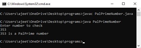 Palprime Number Java Javatpoint