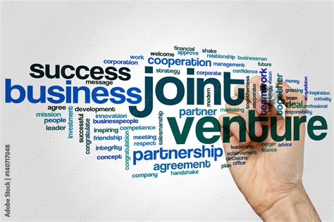 Joint Venture Word Cloud Stock Foto Adobe Stock