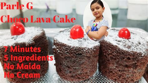 Choco Lava Cake Molten Lava Cake Parle G Lava Cake Eggless Lava