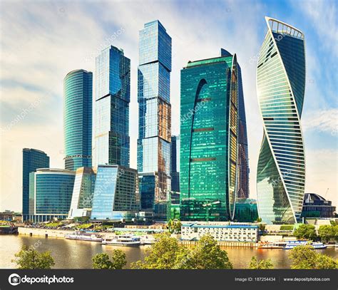 Moscow City skyline. – Stock Editorial Photo © GoodOlga #187254434