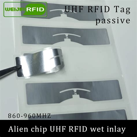 Iot Uhf Rfid Tag Sticker Alien Wet