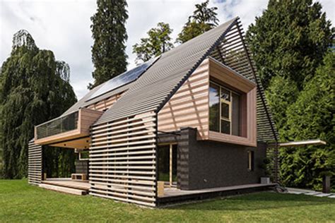 Passivhaus In Zeitlosem Holz Chic