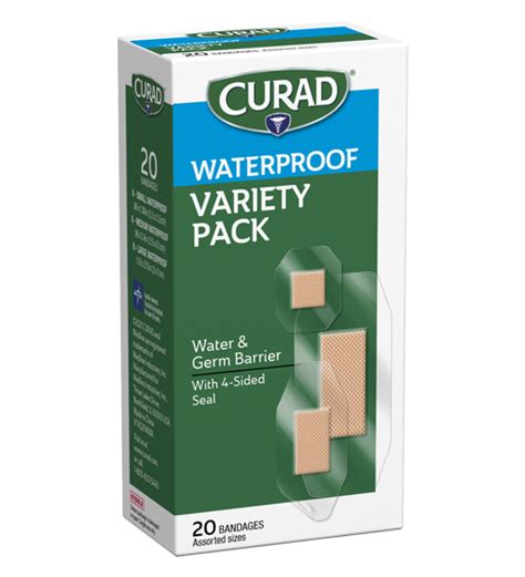 Waterproof Bandages, Assorted Sizes, 20 count | Curad Bandages Official ...