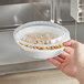 Choice White Round Microwavable Container W Lid Oz