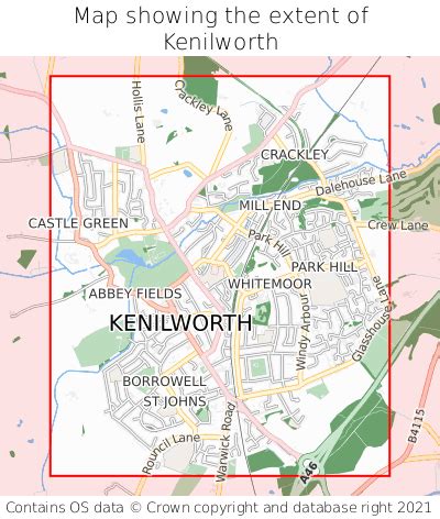 Where is Kenilworth? Kenilworth on a map