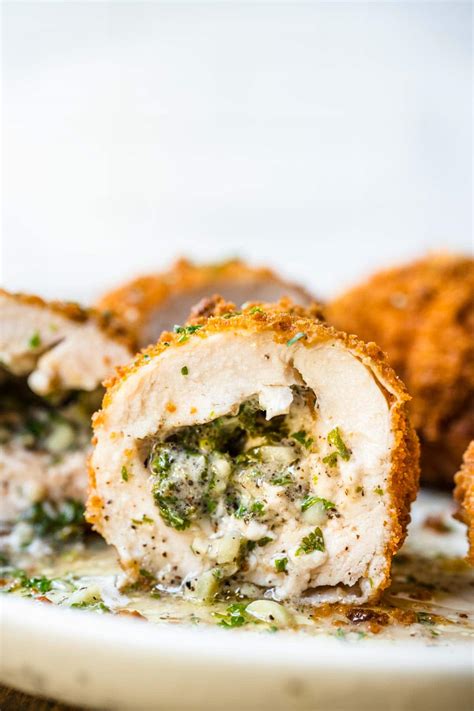 Easy Classic Chicken Kiev Recipe Dinner Then Dessert