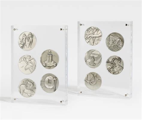 Salvador Dali - 10 Gebote Silbermedaillen (Neu und originalverpackt) in ...