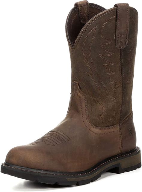 خرید و قیمت بوت مردانه Ariat ا Ariat Mens Groundbreaker Round Toe Work Boot 13 Brown ترب