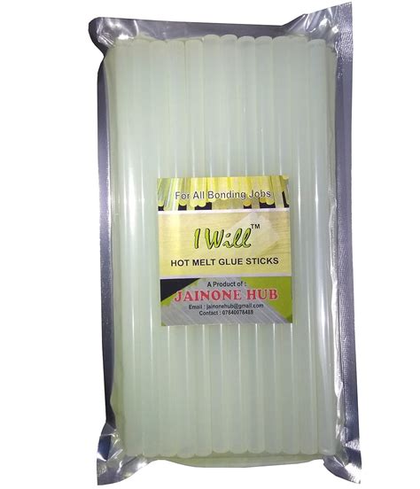 Iwill MM X MM Transparent Hot Melt Glue Sticks For Glue Gun For Diy And Craft Works And