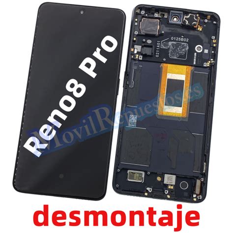 Pantalla Completa Con Marco Lcd Y T Ctil Para Oppo Reno Pro Negro De