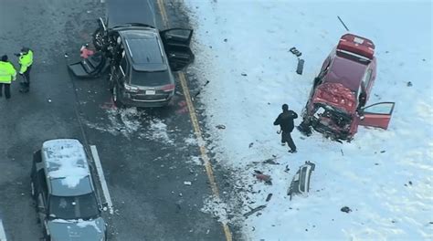 Woman Suffers Life Threatening Injuries In 3 Vehicle Crash On I 95 In