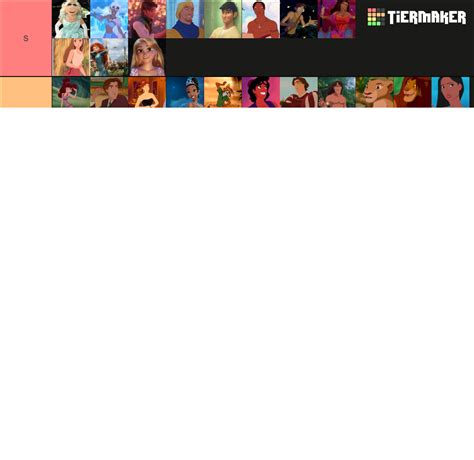 Disney Characters Hotness Tier List Community Rankings Tiermaker