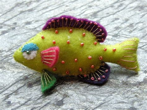 Felt Ornaments Felt Crafts Felt Fish