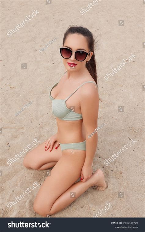 Beautiful Woman Sexy Bikini On Beach Stock Photo Shutterstock