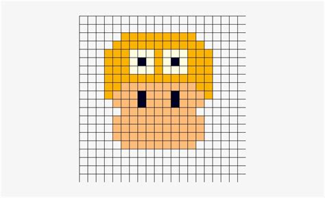 Psyduck Perler Bead Pattern Bead Sprite Minecraft Pixel Art Gameboy