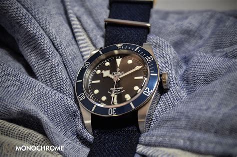 Tudor Heritage Black Bay With Blue Bezel Ref 79220B Live Photos