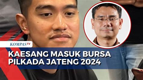 Kaesang Masuk Bursa Pilkada Jateng Pdip Usung Siapa Youtube