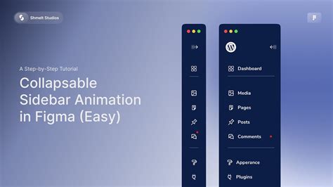 Collapsable Sidebar Animation In Figma Easy YouTube