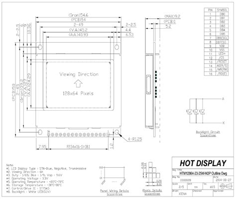 Inch Lcd Graphic Lcd Screen Lcm X Graphic Dot Matrix