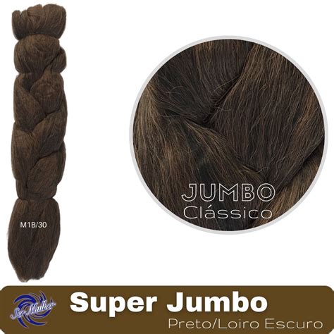 Cabelo Para Tran As Box Braids Jumbo Ser Mulher Cm Pacote Gramas