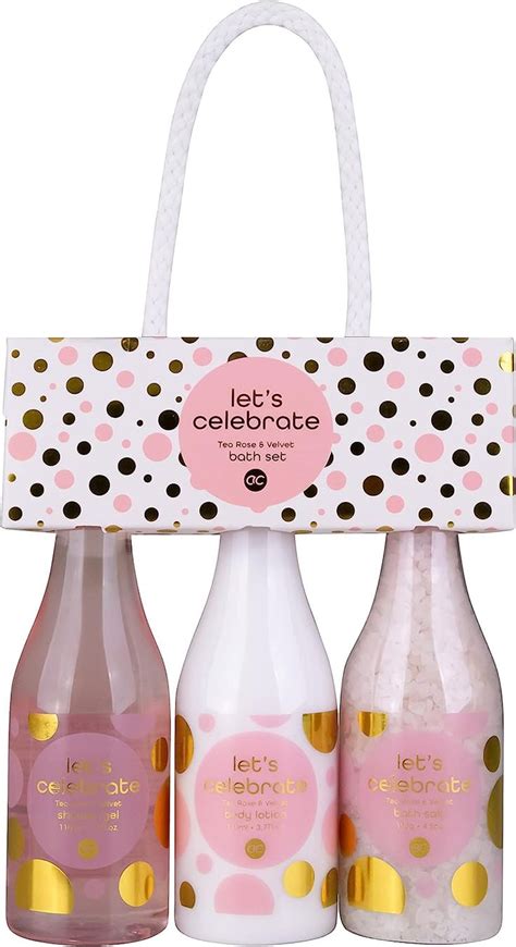 Accentra Let S Celebrate Women S Gift Set In Plastic Champagne Bottle