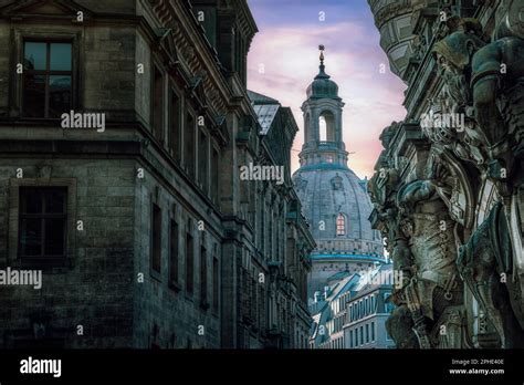 Dresden Saxony Germany Stock Photo Alamy