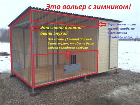 Как построить вольер для немецкой овчарки своими руками, чертежи и размеры
