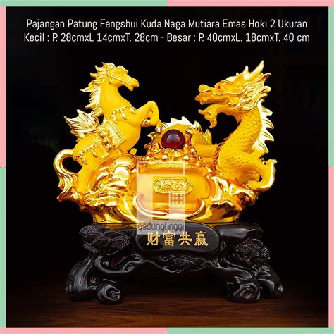 Jual Patung Pajangan Hiasan Shio Naga Dragon Mutiara Kuda Kudaan