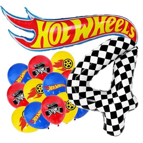 BALONY URODZINOWE URODZINY HOT WHEELS SAMOCHODY CARS AUTA URODZINY Szt