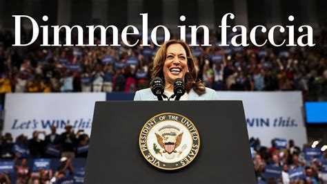 Kamala Harris Sfida Trump Donald Accetta Il Faccia A Faccia Youtube