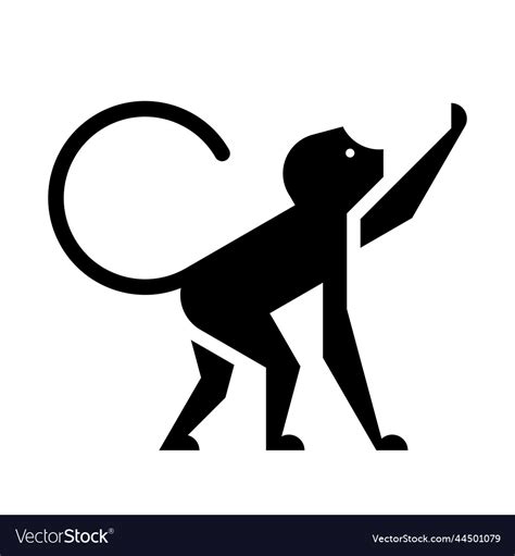 Monkey logo Royalty Free Vector Image - VectorStock