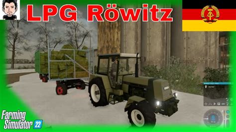 LS22 DDR Landwirtschaft auf der LPG Röwitz 75 Farming Simulator 22