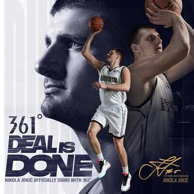 El Campe N De La Nba Nikola Joki Firma Un Acuerdo Con La Marca De