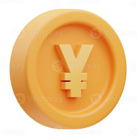 Japanese Icon Yen Coin 3d Illustration 11191941 PNG