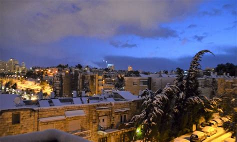 SNOW in Jerusalem – photos! – The Real Jerusalem Streets