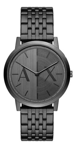 Reloj Hombre Ax Dale De Acero3 Color De La Correa Negro Mercadolibre