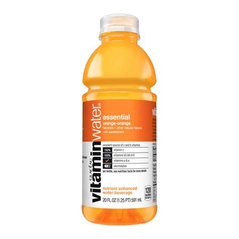 Vitamin Water Essential Orange Orange Beverage Universe