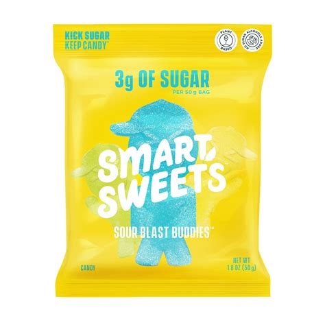 Sour Blast Buddies Low Sugar Gummy Candy Smartsweets Us