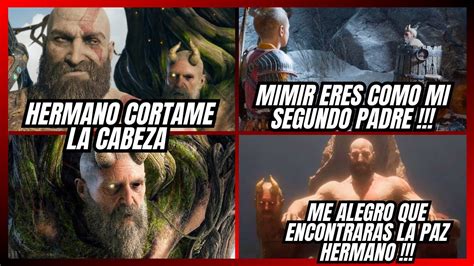 EL PRIMER Y EL ULTIMO ENCUENTRO DE KRATOS Y ATREUS CON MIMIR I