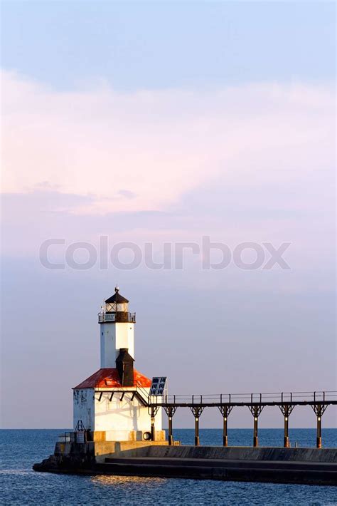 Michigan City, Indiana Lighthouse | Stock image | Colourbox