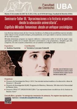 Seminario Taller Iii Aproximaciones A La Historia Argentina Desde La