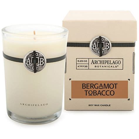 Archipelago - Bergamot Tobacco Scented Candle | Candle Delirium ...