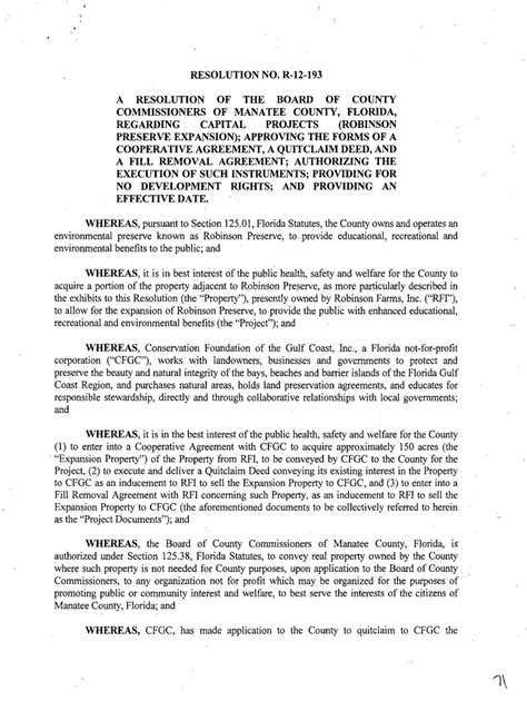 Fillable Online Proclamation Request Manatee County Fax Email Print