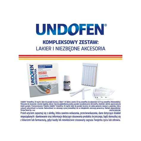 Undofen Amorolfina 50 Mg Ml Leczniczy Lakier Do Paznokci 2 5 Ml