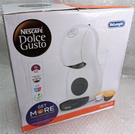 Delonghi Nescaf Dolce Gusto Piccolo Xs Pod Coffee Machine In White