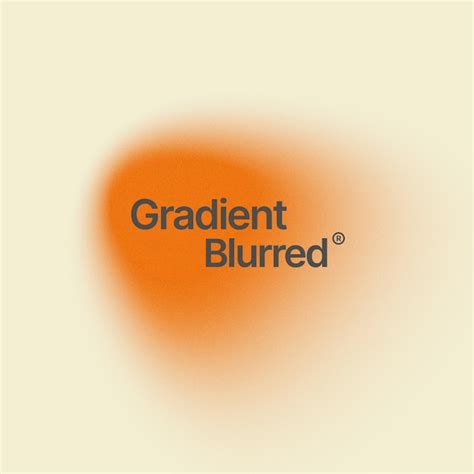 Premium Vector Gradient Blur Orange Abstract Background