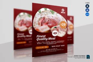 Meat Market Flyer Graphic By Psdpixel Creative Fabrica