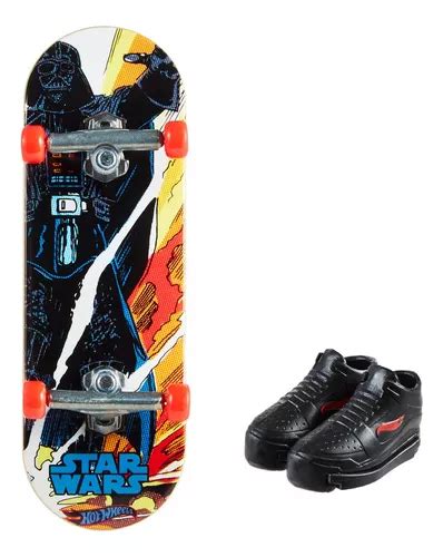 Hot Wheels Skate Veh Culo De Juguete Darth Vader Fingerboard Env O Gratis