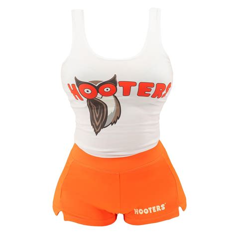 Ripple Junction Hooters Girl Iconic Waitress Outfit Includes Tank Top And Shorts Set Officially